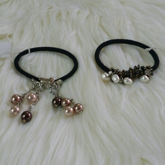 Pearl Hair Elastics - Picture 1 of 2